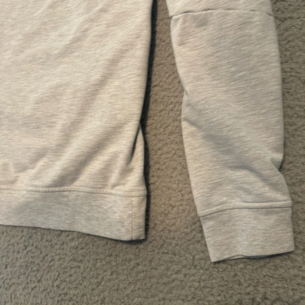 Lululemon City Sweat Pullover Hoodie Heathered Ultra Light Grey Size Small